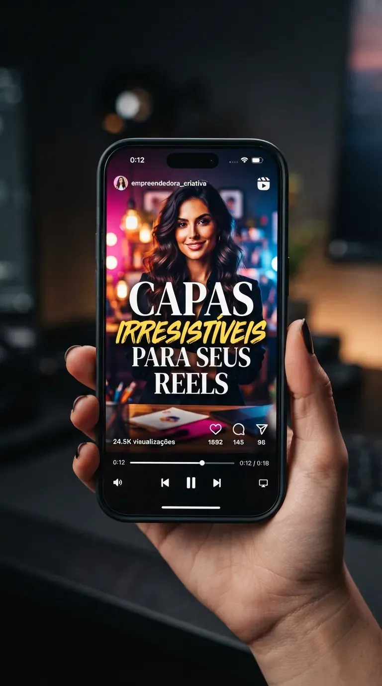 Micro-app InstaCover reproduzindo um Reel com 24,5 mil visualizações